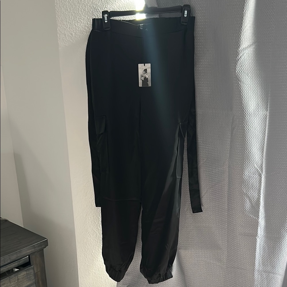 Sincerely Jules Black Cargo Pants Relaxed Fit